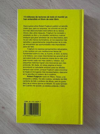 Las cosas importantes las aprendí en el parvulario