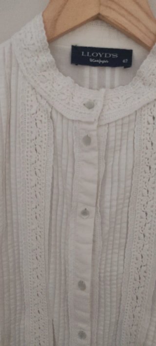Blusa Lloyds Talla 42 Encaje