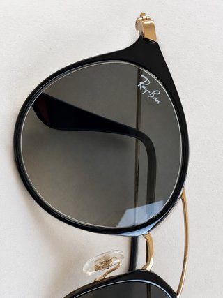 Ray-Ban Nero e Oro Doppio Ponte (RB 3016 998/32)