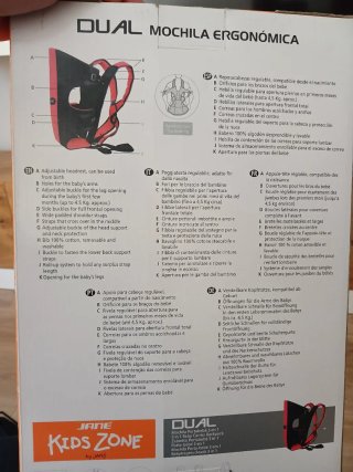 Mochila Portabebés Jane