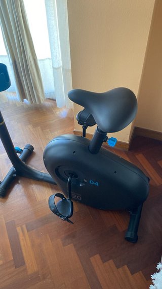 Bicicleta Estática Negra Domyos 120