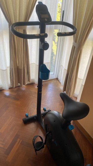Bicicleta Estática Negra Domyos 120