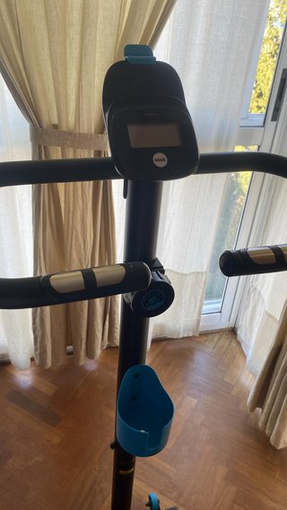 Bicicleta Estática Negra Domyos 120