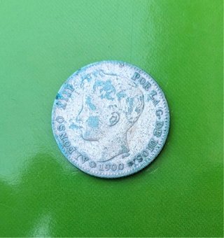 Moneda Alfonso XIII 1900