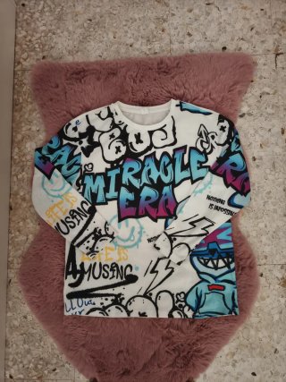 Camiseta manga larga graffiti 11 años