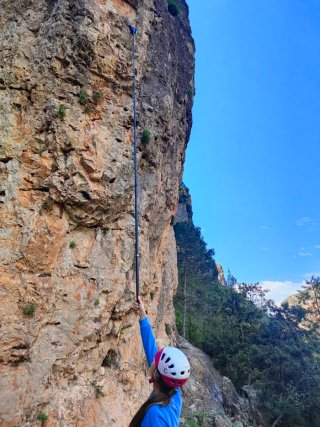 Caña escalada para chapar