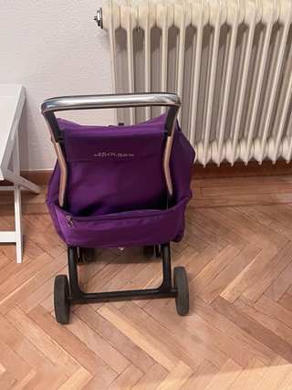 Carrito de la compra Rolser morado