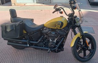 Harley-Davidson Amarilla Negra