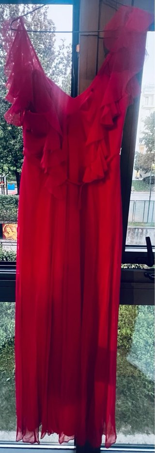 Vestido de fiesta largo con pedrería
