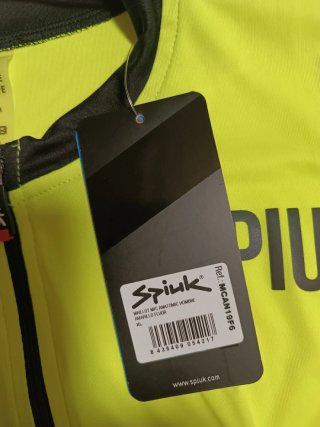Maillot Ciclismo SPIUK Amarillo Neón