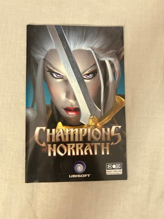 Champions of Norrath PS2 Completo Manual PAL
