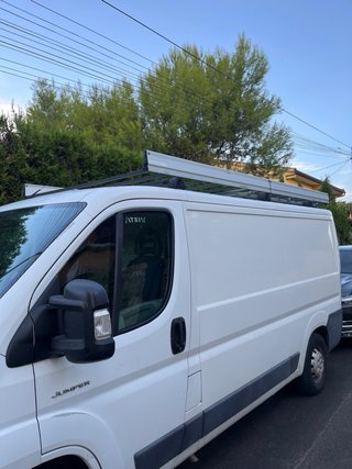 Baca aluminio L2 + escalera
