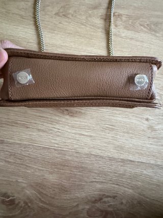 Bolso Tous Camel Piel Cadena Plata