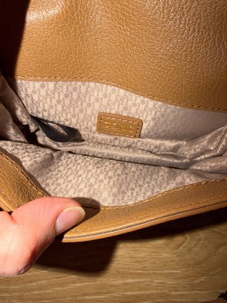 Bolso Tous Camel Piel Cadena Plata