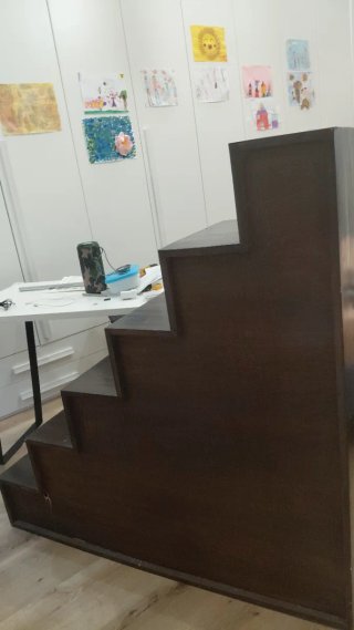 Libreria Tansu Scala Legno Massello