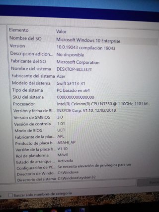 Acer Swift 1