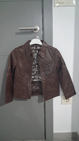 Chaqueta Pepe Jeans niño marrón talla 5/6