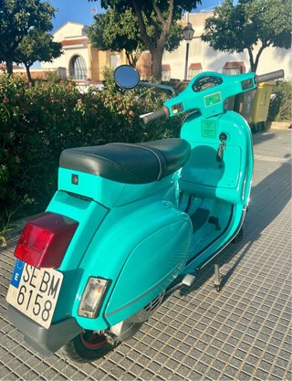 Vespa FL 125 Verde Turquesa.