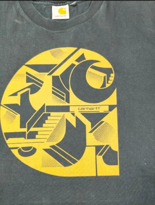 Camiseta Carhartt Skatespots Gráfica Negra