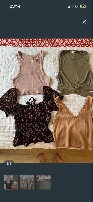 Pack 4 Tops Mujer