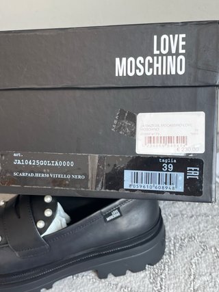 Mocassini Love Moschino n.39 vera pelle