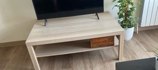 Mesa de centro madera clara Ikea 118x78