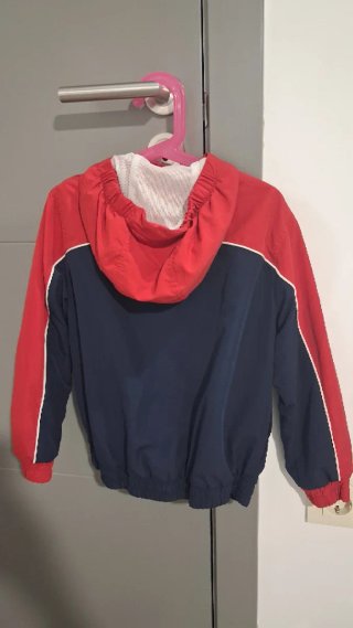 Sudadera Lacoste Roja y Azul Talla 8