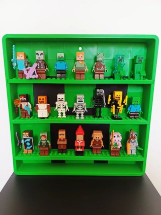 Expositor Figuras Lego Minecraft