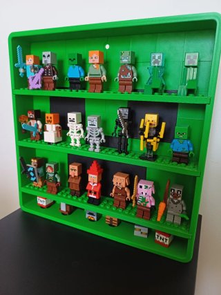 Expositor Figuras Lego Minecraft
