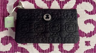 Neceser/Cartera de mano TOUS acolchado negro