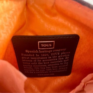 Neceser/Cartera de mano TOUS acolchado negro