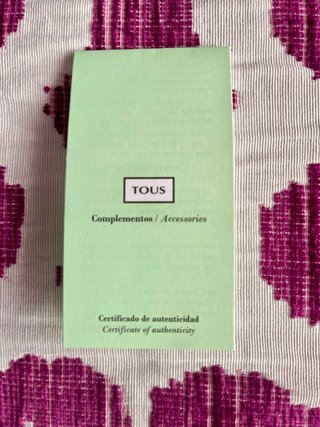 Neceser/Cartera de mano TOUS acolchado negro