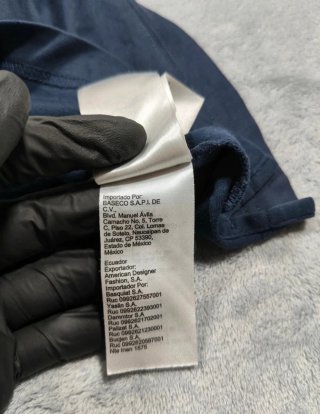 Camisa Polo Calvin Klein Azul Marino CK Logo