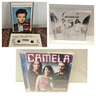 Lote Música: Camela CD + Rick Astley Cassette