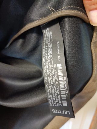Chaqueta Lefties Talla XL Marrón Hombre