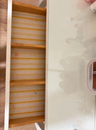 Tocador IKEA Hemnes Blanco con Espejo Ovalado