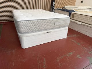 Canapé Madera Tapa 3D + Colchón Bedland 135x190
