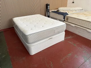 Canapé Madera Tapa 3D + Colchón Bedland 135x190