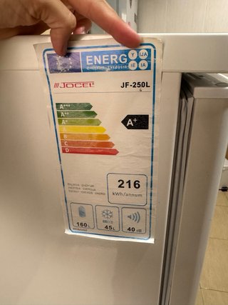 Frigorífico y Congelador Blanco