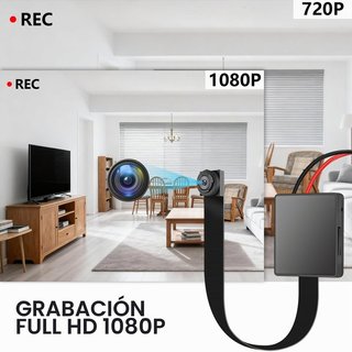 Cámara Espía 1080P Mini Cámara 64gb sin wifi