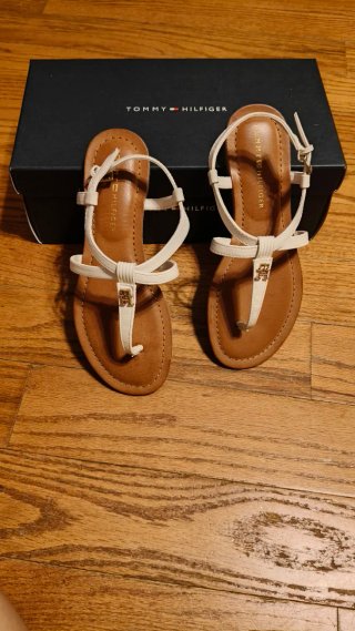 Sandalias de tiras Tommy Hilfiger Blancss/Marrón