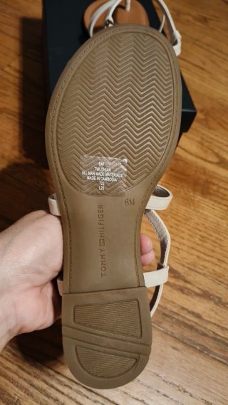 Sandalias de tiras Tommy Hilfiger Blancss/Marrón