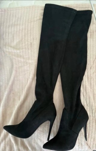 Stivali alti Steve Madden neri