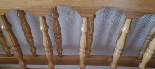 2 Cabeceros de madera 90cm