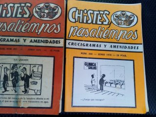 LOTE 2revistas PASATIEMPOS AÑOS 70