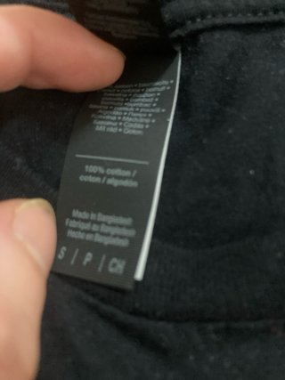 Camiseta Negra Gildan Talla S