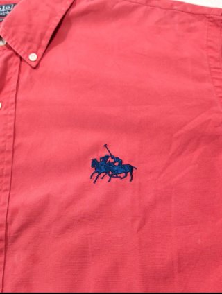 Polo Ralph Lauren Custom Fit Red Button-Down Shirt