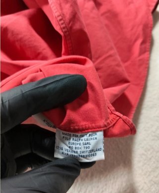 Polo Ralph Lauren Custom Fit Red Button-Down Shirt