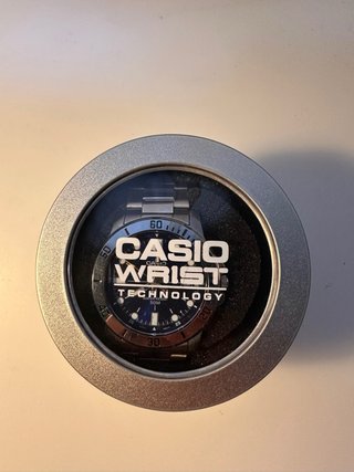 Reloj Casio MTP-VD01D Azul y Plateado