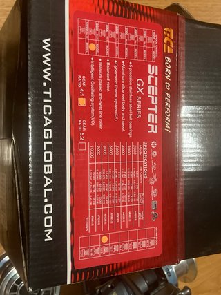 Carrete pesca Tica Scepter GX 9000